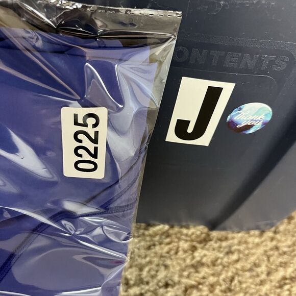 Lululemon Leggings Women Six Fast Free Crop II Nulux 19 Running Activewear Blue - Picture 10 of 10